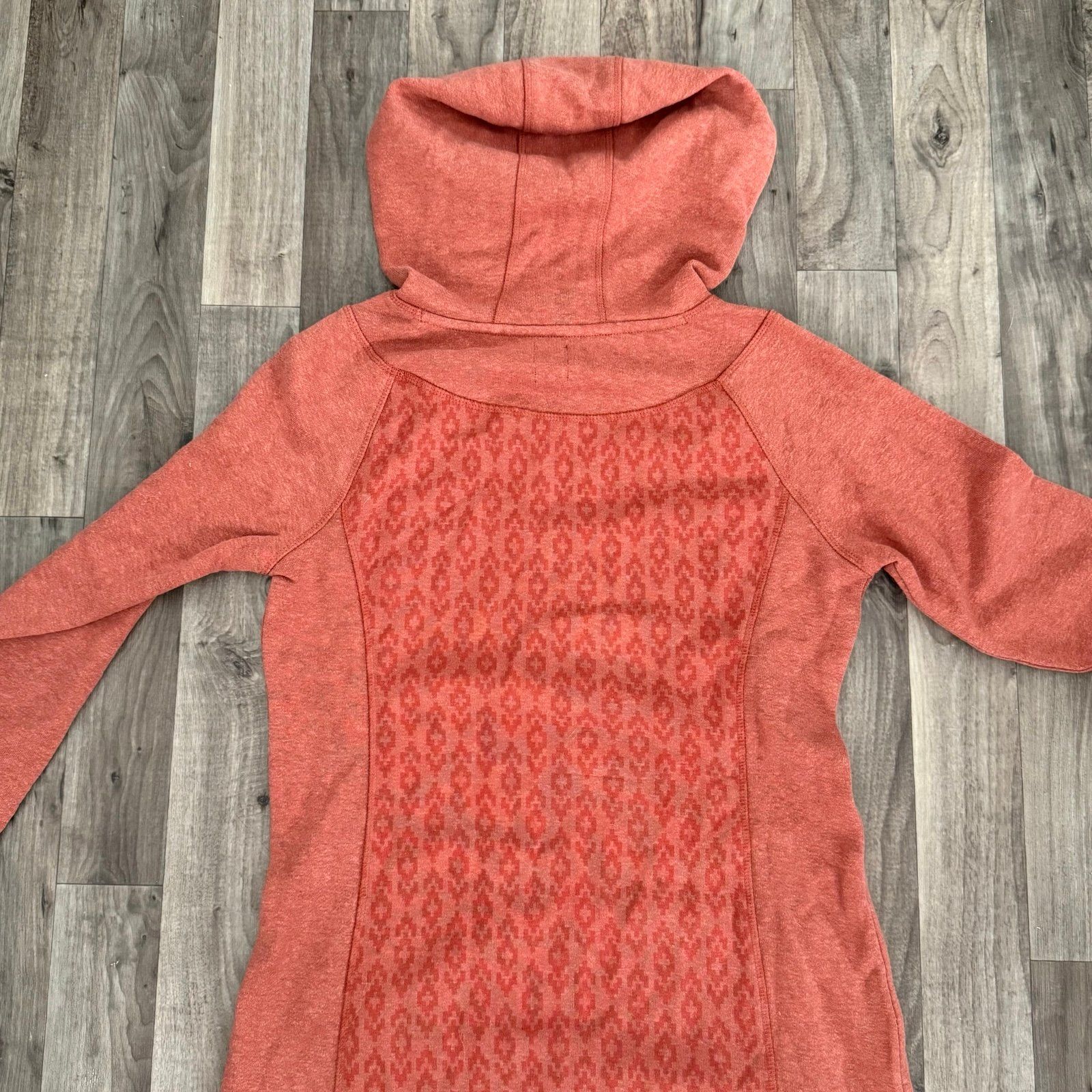 Prana Daily Tunic Dress Hooded In Terracotta — image 6 of 7